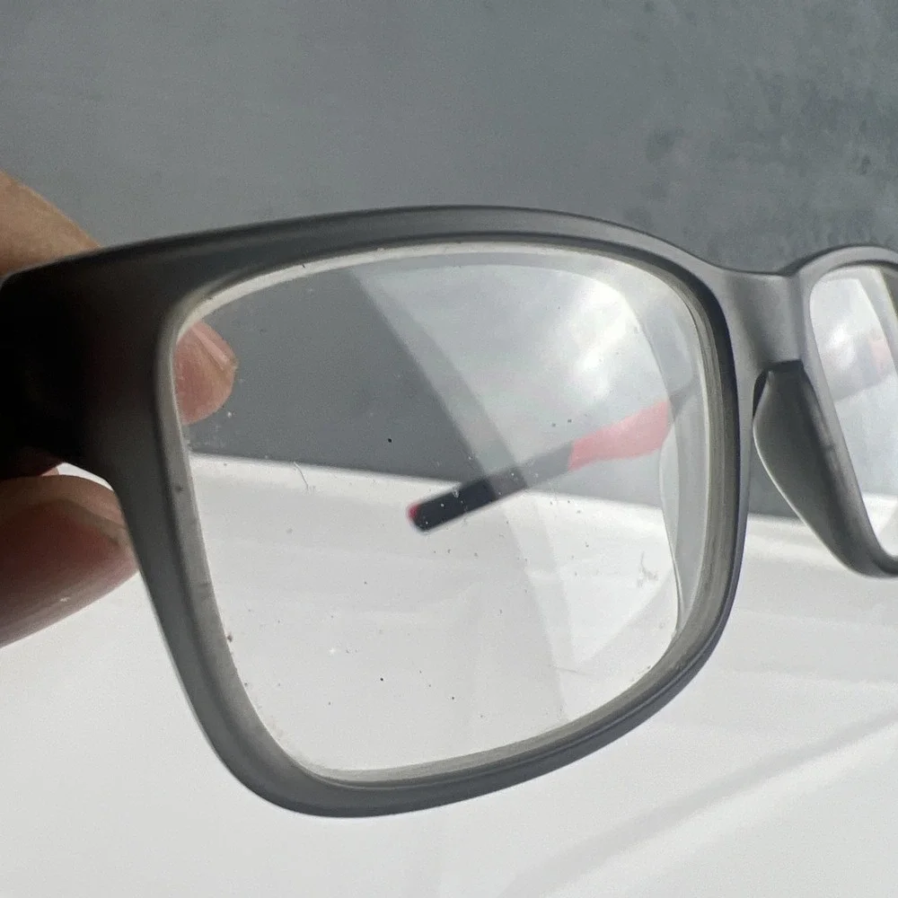Oakley OY8007 0250 Field Day Youth Glasses Satin Grey Smoke Red 50-15-128 #2